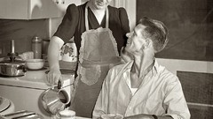 Black and white past old Breakfast USA Amin Peyrovi