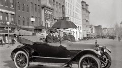 Black and white past old cars USA Amin Peyrovi