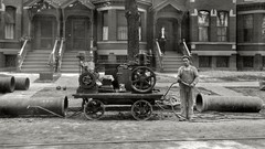 Black and white past old USA Amin Peyrovi