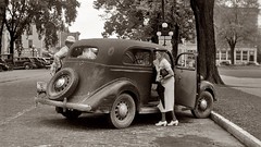 Black and white past old USA Amin Peyrovi