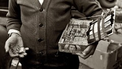 Black and white past old USA Amin Peyrovi