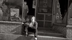 Black and white past old USA Amin Peyrovi