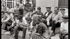 Black and white past old USA Amin Peyrovi