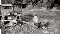 Black and white past old USA Amin Peyrovi