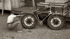 Black and white past old USA Amin Peyrovi