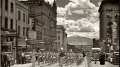 Black and white past old USA Amin Peyrovi