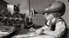 Black and white past old USA Amin Peyrovi