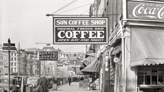 Black and white past old USA Amin Peyrovi