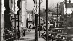 Black and white past old USA Amin Peyrovi