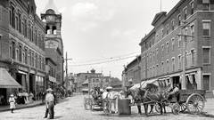 Black and white past old USA Amin Peyrovi