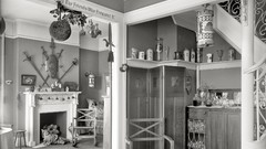 Black and white past old USA Amin Peyrovi