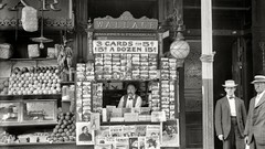 Black and white past old USA Amin Peyrovi