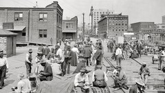 Black and white past old USA Amin Peyrovi