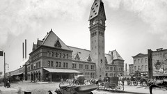 Black and white past old USA Amin Peyrovi