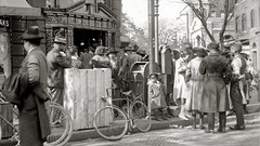 Black and white past old USA Amin Peyrovi