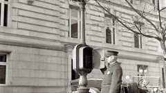 Black and white past police old USA Amin Peyrovi