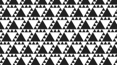 Black and white patterns triangles abstract geometry optical 