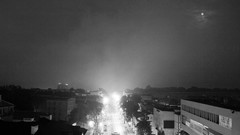 Black and white Poland cities Polish lublin