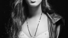 Black and white portrait