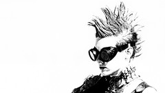 Black and white punk