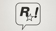 Black and white rockstar games logos