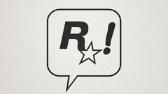 Black and white rockstar games minimalistic