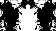 Black and white Rorschach