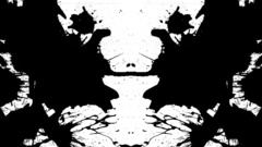 Black and white Rorschach