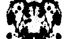 Black and white Rorschach