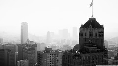 Black and white San Francisco cityscapes