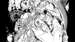 Black and white sketches