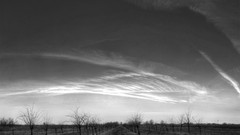 Black and white skyscapes