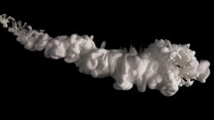 Black and white smoke black background minimalistic artwork