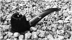 Black and white smoking pipes tobacco digital art smoking pipe 