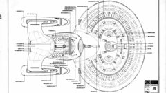 Black and white spaceships