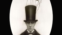 Black and white spiders hats monochrome creepy artwork victorian