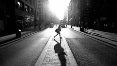 Black and white street monochrome