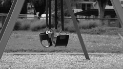Black and white swings