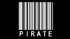 Black and white text