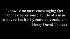 Black and white text