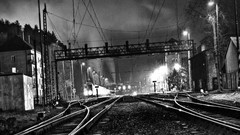 Black and white tracks