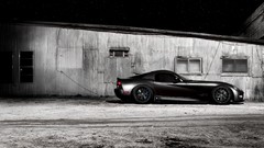 Black and white tuning cars wheels Speed roads vehicles racing 