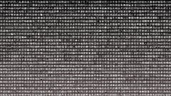 Black and white Typography