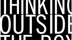 Black and white Typography inspiration thinking