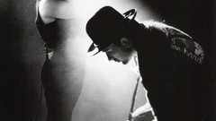 Black and white u2 Bono The Edge Rattle and Hum