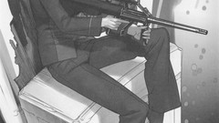 Black and white weapons Guns Anime scope fate zero fate series 