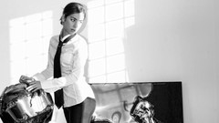 Black and white woman