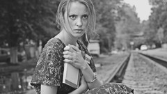 Black and white woman