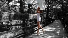 Black and white woman