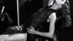 Black and white woman Actress models photo shoot selma blair 